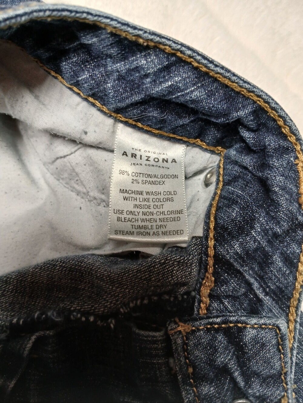Arizona Jean Co Womens Jeans Size 9 Long Stretch Dark Wash - Picture 6 of 8